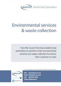 environmental services and waste collection white paper cover