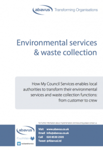 environmental services and waste collection white paper cover